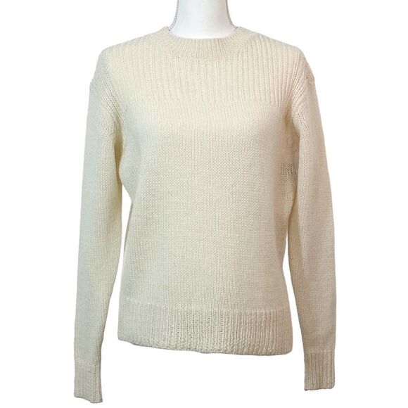 ISABEL MARANT ETOILE Women’s 38 (M) Wool Alpaca Pullover Sweater Side Vent Cream - Picture 3 of 14